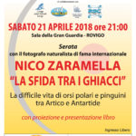 Serata Natura con Nico Zaramella a Rovigo 21/4/18